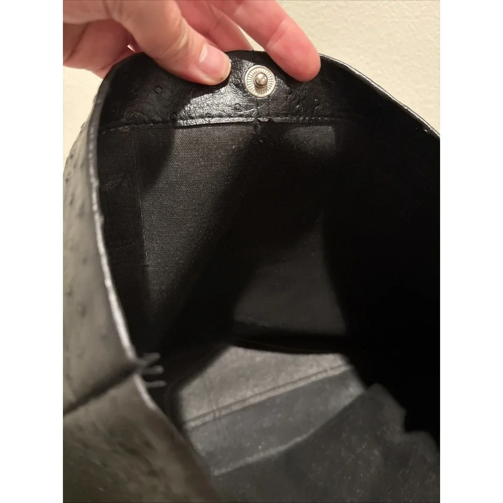 ELIZABETH ARDEN Black‎ PVC Faux Leather Tote Bag 15x11x4